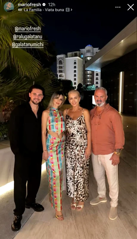 Mario Fresh a mers cu familia în Dubai / foto: Instagram