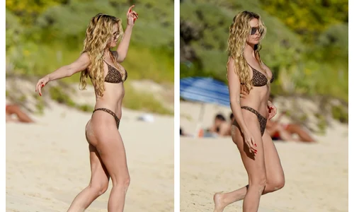 Heidi Klum în bikini profimedia colaj jpg