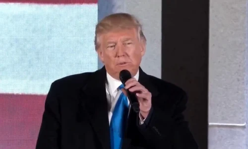 comcert de bun venit la Lincoln Memorial pt Donald Trump jpeg