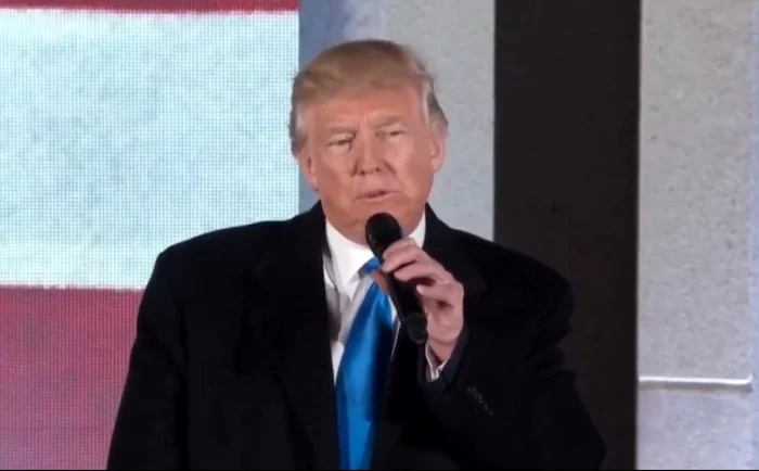 comcert de bun venit la Lincoln Memorial pt Donald Trump jpeg