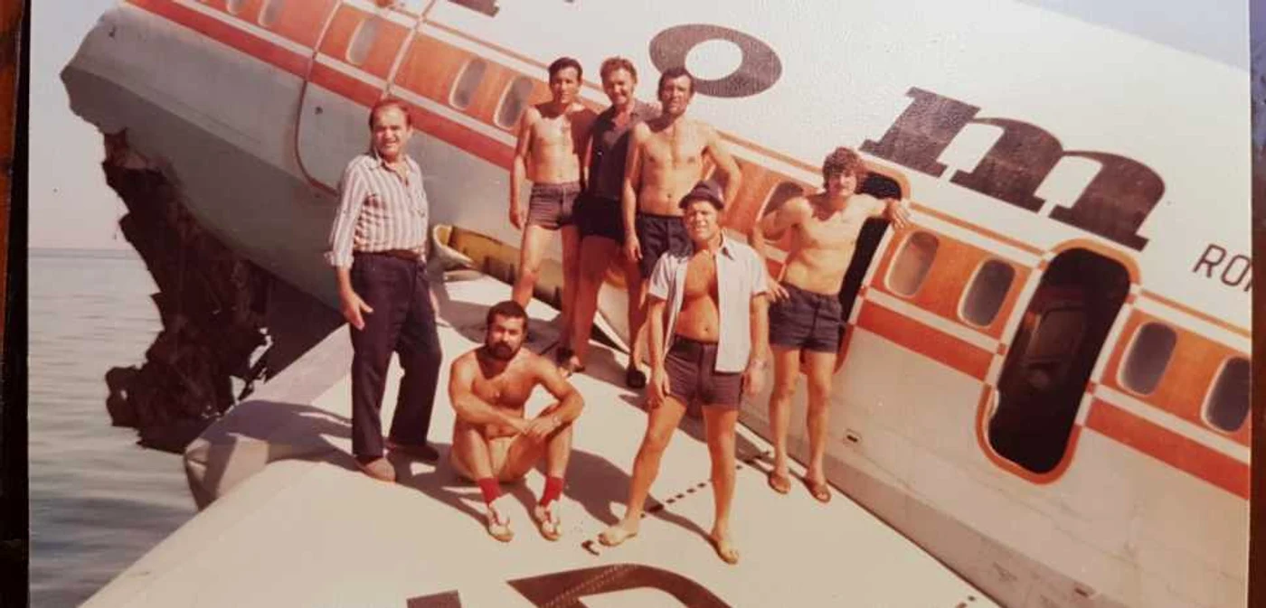 Avionul TAROM prăbuşit în anul 1980  FOTO Cornel Gosan