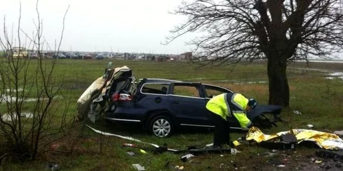 Accident pe drumul dintre Orţişoara şi Arad