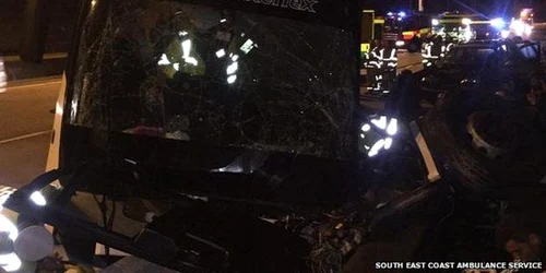 accident autocar anglia foto bbc