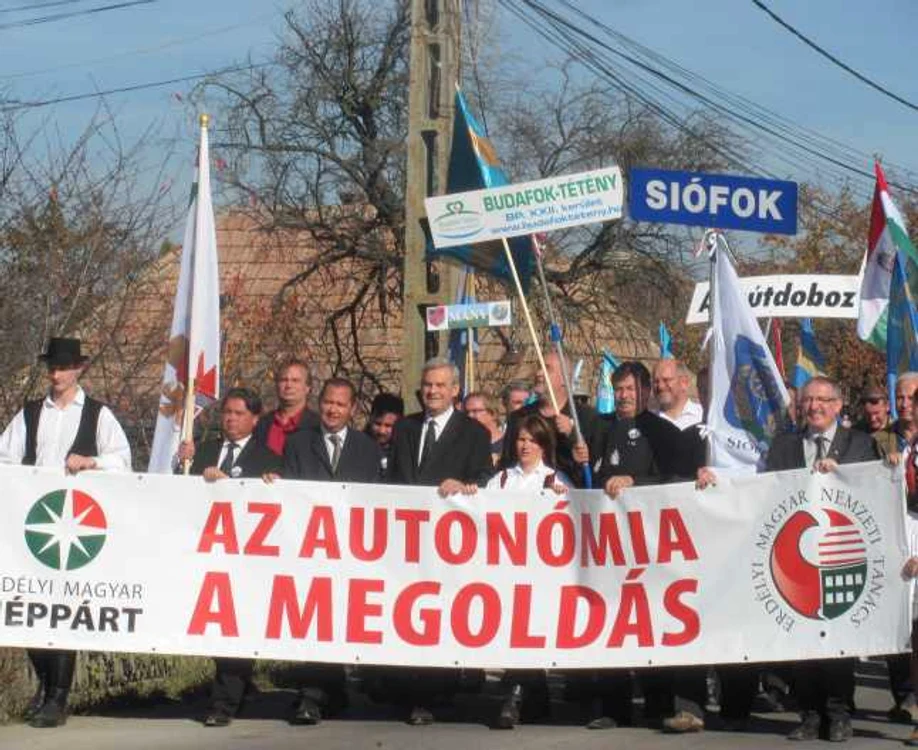 Anul rtrecut au participat la Marşul Secuilor peste 10.000 de persoane. FOTO: arhivă