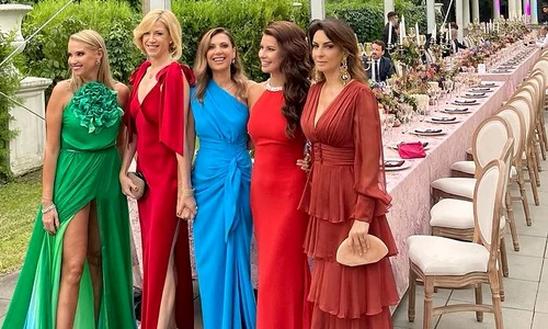 nunta la Palatul Snagov Andrei Sota si Ioana Burcea (2) Ileana Badiu, Sonia Argint Ionescu, Dana Sota, Natalia Barbu jpg