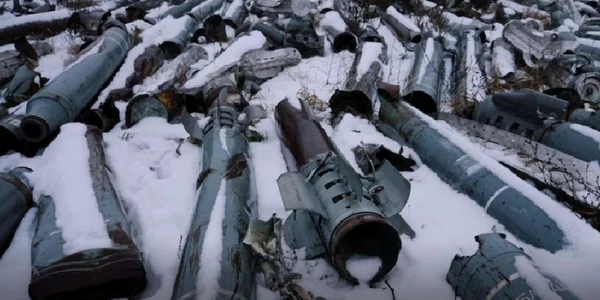 Rachetele rusești lansate de ruși  Foto Captură video BBC jpg
