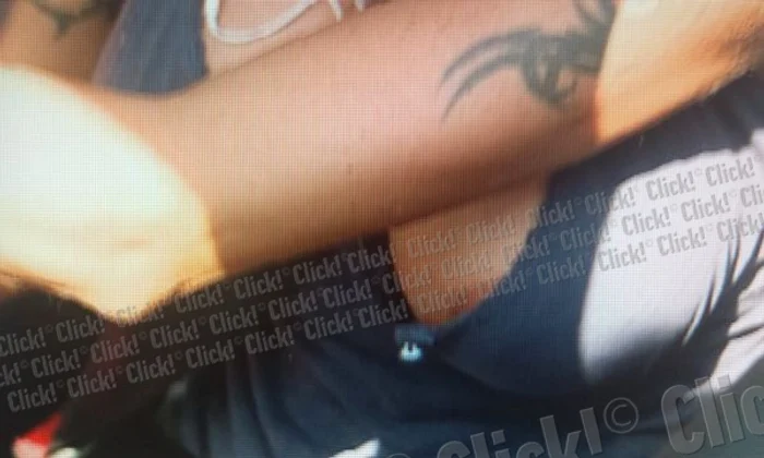 Oana Zăvoranu a venit foarte decoltată la poliţie. (captură Prima TV)