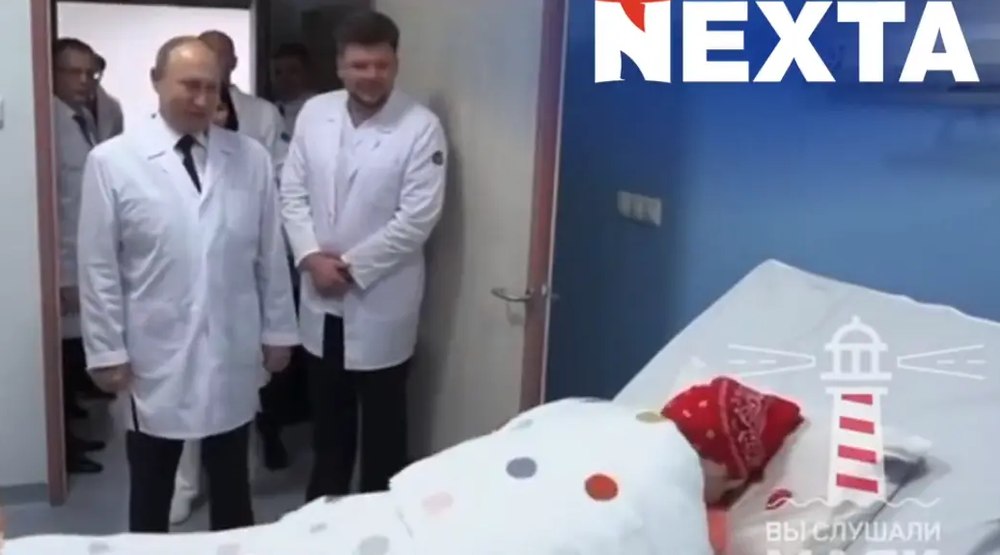 Un copil dintr-un spital rus a refuzat să stea de vorbă cu Putin VIDEO