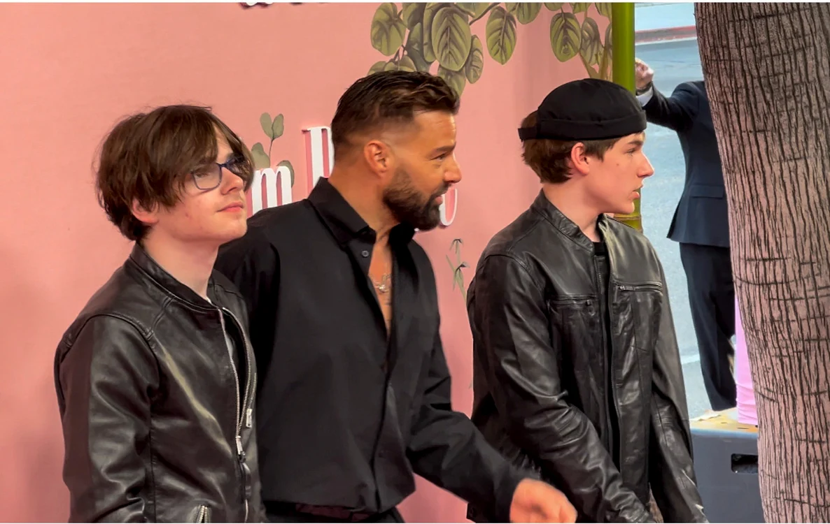Ricky Martin și fiii săi gemeni, Profimedia (2) jpg