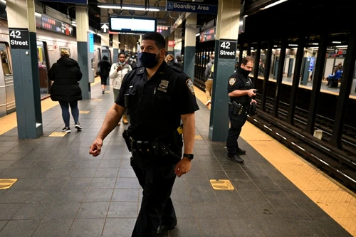 Împuşcături metrou New York - 12 apr 2022 / FOTO Profimedia