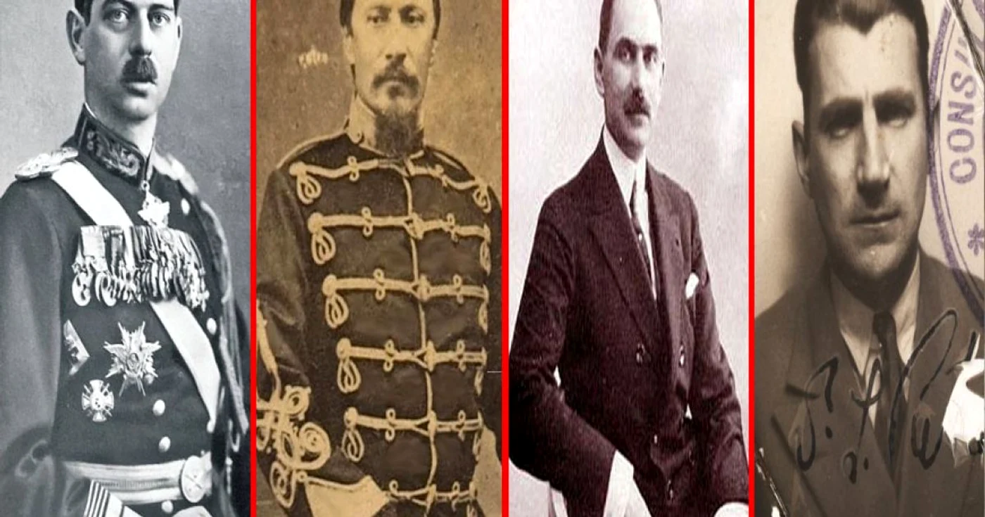 Regele Carol al II-lea, Alexandru Ioan Cuza, prinţul Barbu Ştirbei, Lucreţiu Pătrăşcanu