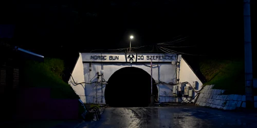 Salina Praid este inchisa dupa ce raul Corund a strapuns albia si s a infiltrat in salina si in exploatarea de sare din subteran, existand pericol de prabusire  Foto Inquam Photos Alex Nicodim (3) jpg