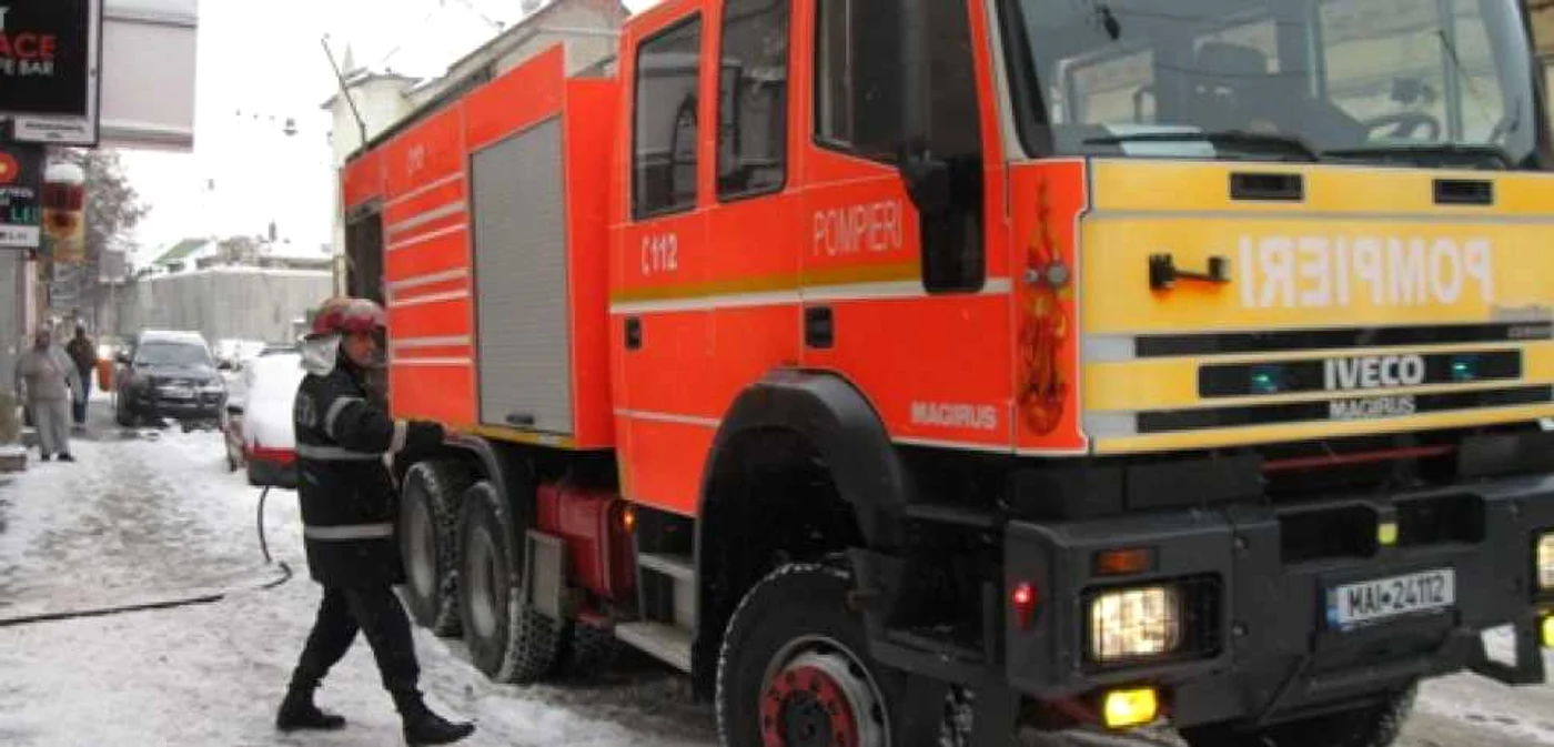 Pompierii au intervenit prompt pentru a stinge incendiul