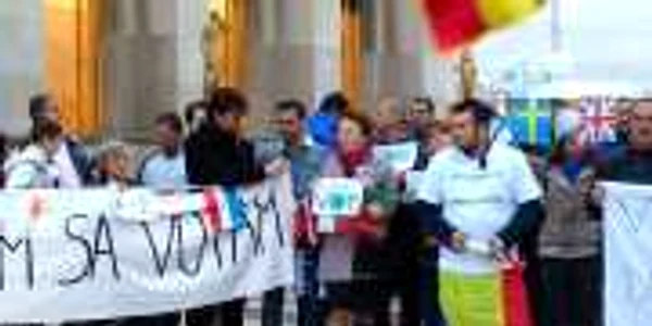 protest paris diaspora vot romani FOTO Iulia Badea Guéritée - facebook.com/gueritee
