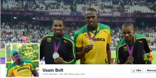 usain bolt facebook