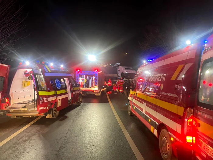 Accident rutier la Prejmer soldat cu doi morți FOTO ISU Brașov