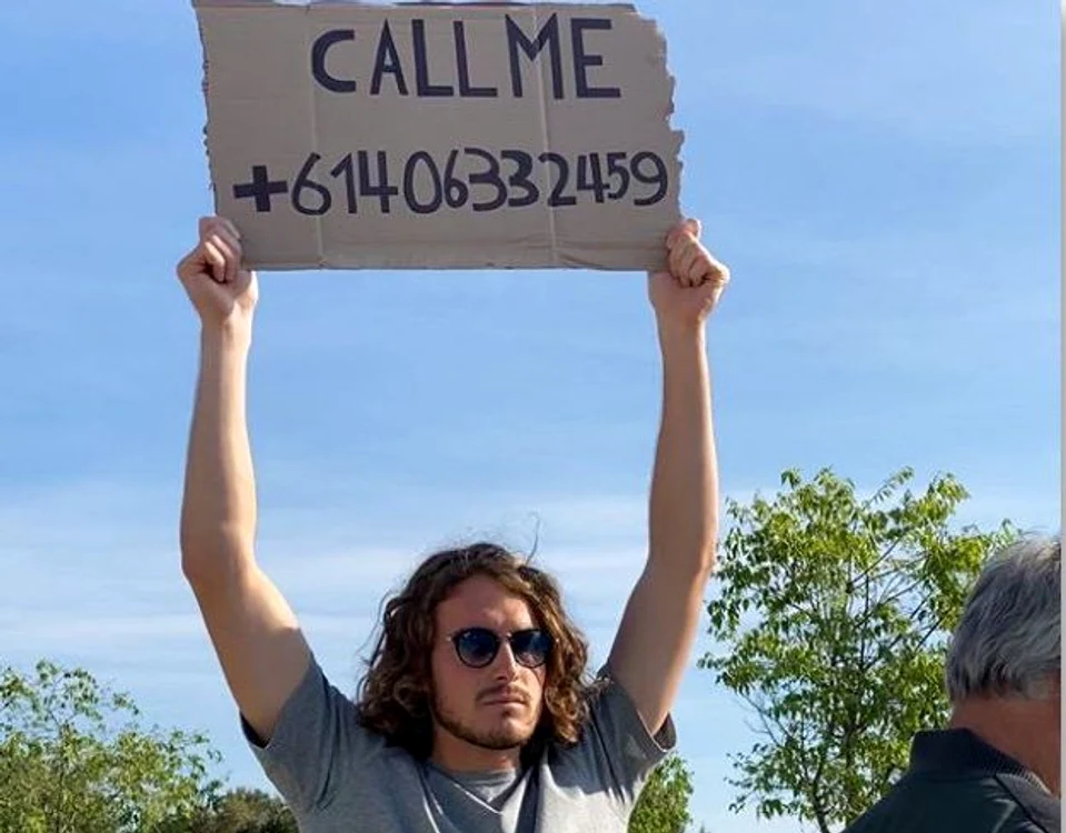 Stefanos Tsitsipas a postat această imagine pe Instagram