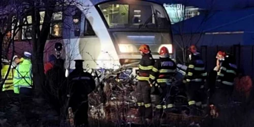 Accident tren Timis FOTO ISU Timis