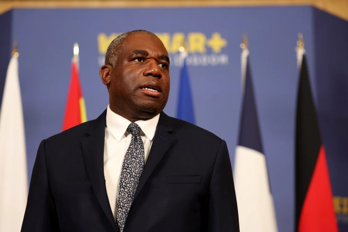 Ministrul de externe britanic David Lammy condamnă ofensiva israeliana din Gaza FOTO EPA-EFE