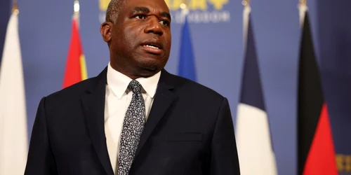 Ministrul de externe britanic David Lammy condamnă ofensiva israeliana din Gaza FOTO EPA EFE jpg