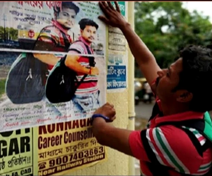 A umplut oraşul cu afişe ca să dea de fata necunoscută