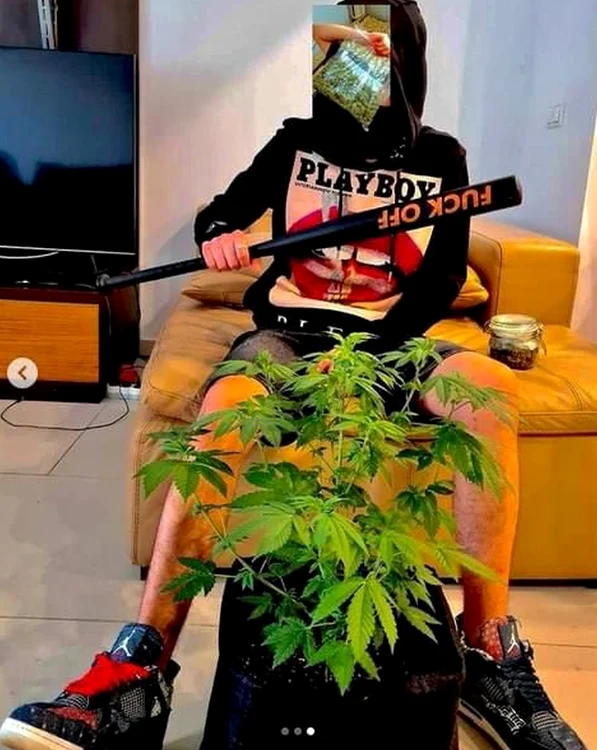 Una dintre imaginile cu drogurile lui Vlad Pascu / foto: arhivă personală