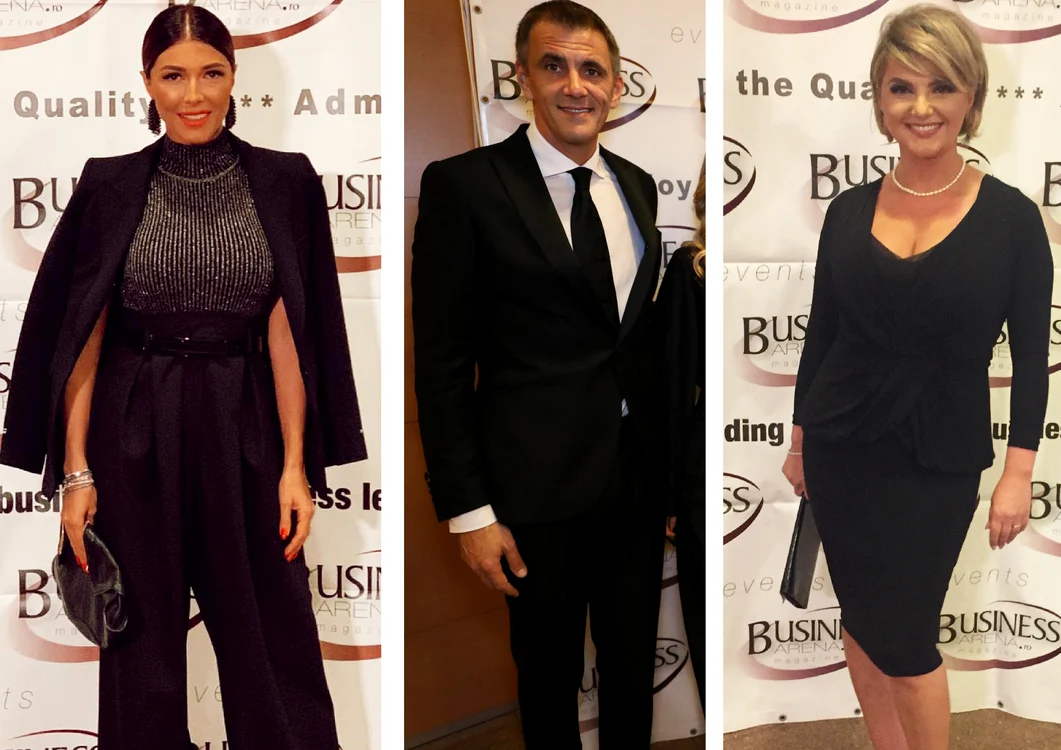 Ilinca Vandici, Cosmin Cernat și Silvia Ioniță au participat și ei la evenimentul „Business Arena Awards for Excellence”