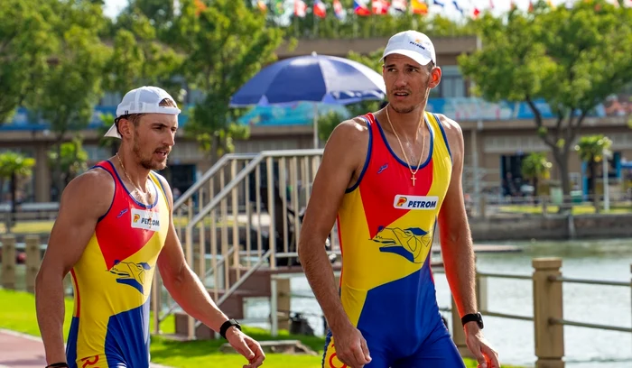 Florin Lehaci (stânga) și Florin Arteni (FOTO: Facebook/Comitetul Olimpic și Sportiv Român)