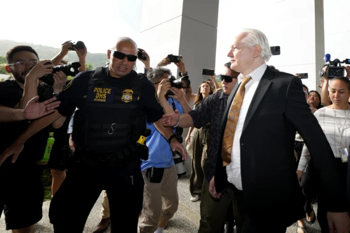 Julian Assange FOTO Eugene Hoshiko / AP