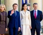 Brigitte Macron, Emmanuel Macron, Regina Mary și Regele Frederik 
