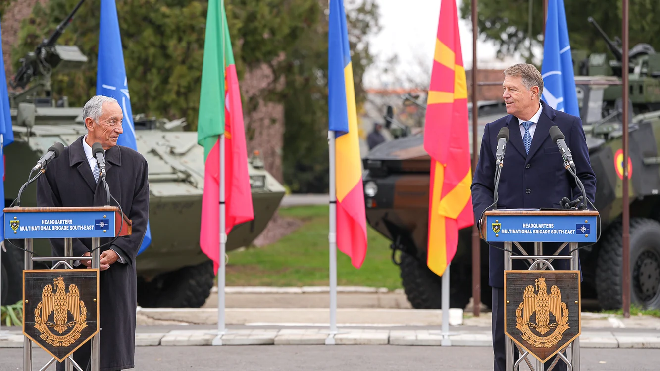 Klaus Iohannis și  Marcelo Rebelo de Sousa FOTO: Presidency