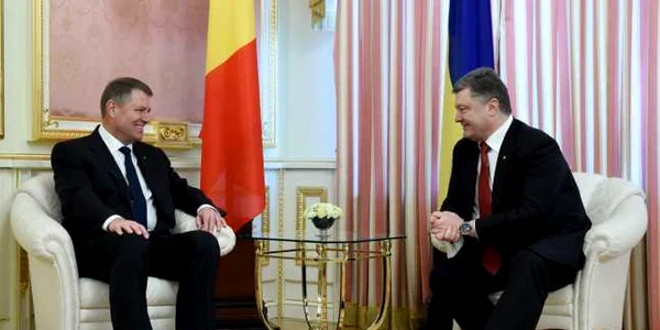 Klaus Iohannis Petro Porosenko vizita Kiev 17 martie 2015 FOTO presidency.ro