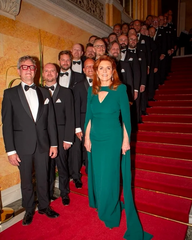 Sarah Ferguson la gala The Perfect World Foundation. FOTO: Instagram