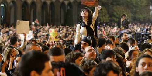 Proteste in Georgia fata de legea privind agentii straini FOTO AFP (2) jpg