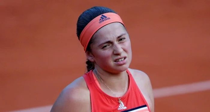 Jelena Ostapenko, ieșire urâtă la Madrid Open. Foto EPA EFE