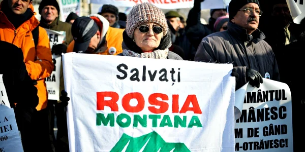 protest rosia montana mediafax