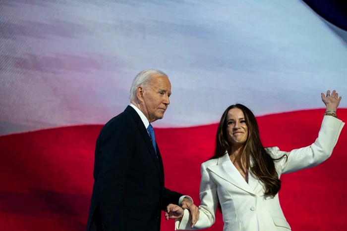 Joe Biden alături de fiica sa Ashley la Convenția Democrată FOTO PROFIMEDIA