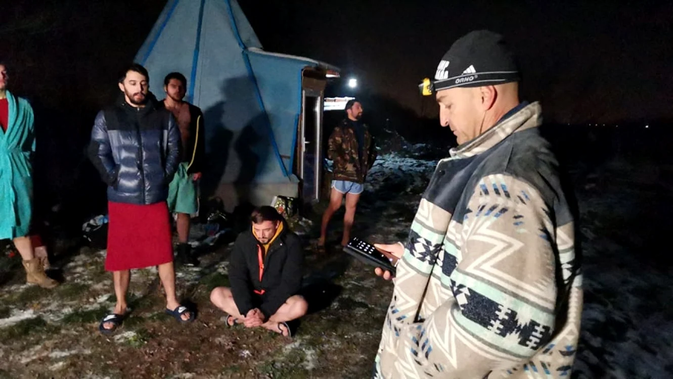 Baia la copcă lângă Timişoara FOTO Ş.Both