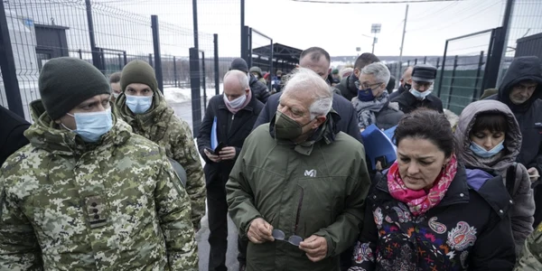 Josep Borrell - Donbas - 5 ian 2022 / FOTO EPA-EFE