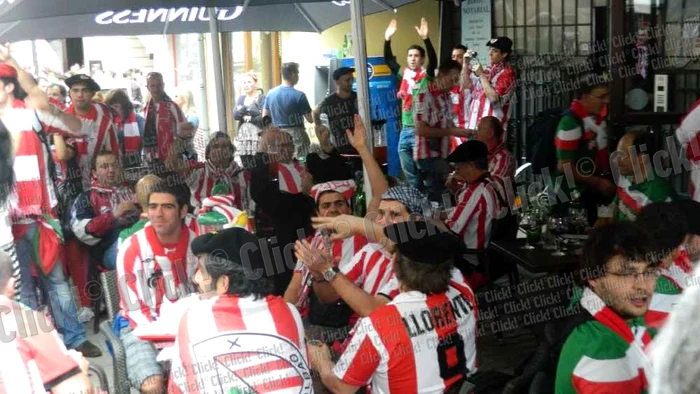 Fanii lui Athletic Bilbao au lăsat dezastru în urmă.