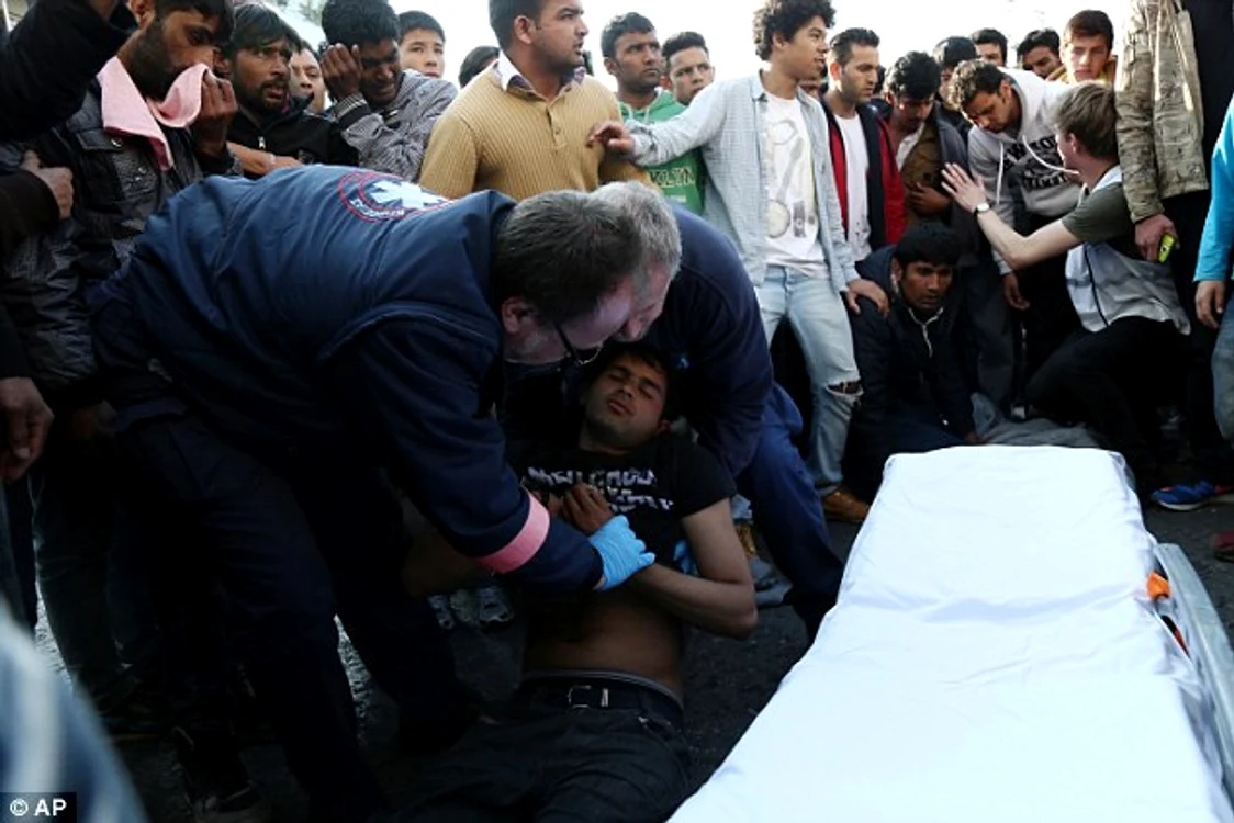 Pakistanezul a fost transportat la spital
