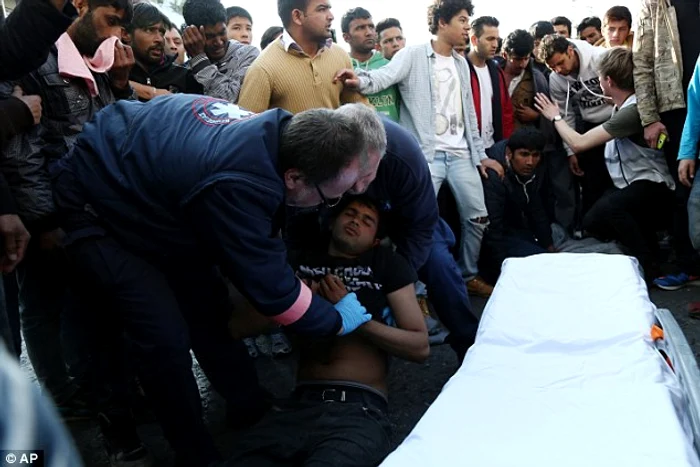 Pakistanezul a fost transportat la spital