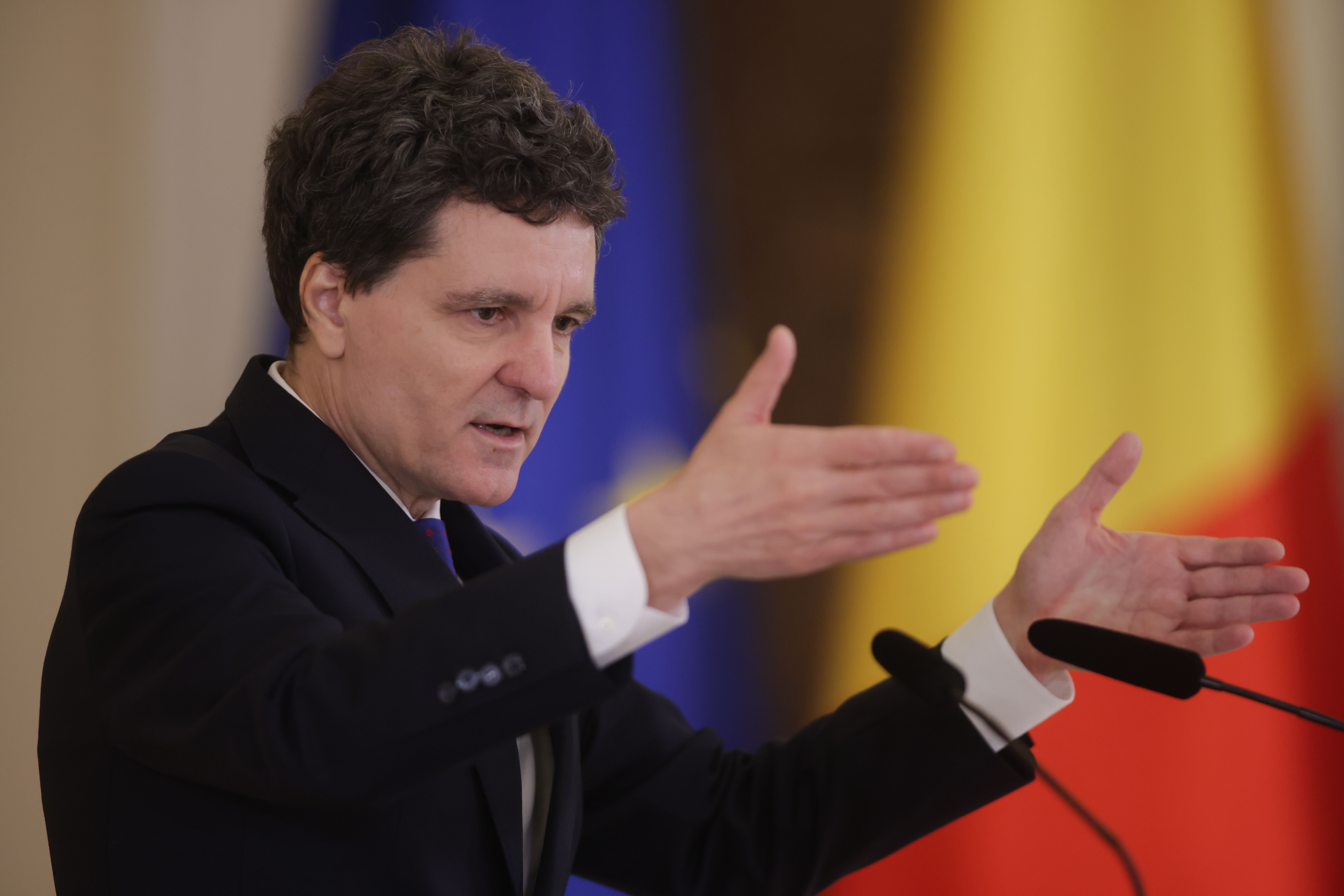 Nicușor Dan, conferință de presă la Palatul Cotroceni Inquam Photos / George Călin