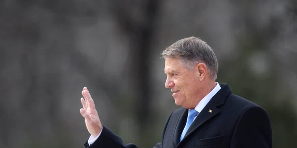 Ceremonia care a marcat plecarea fostului președinte Klaus Iohannis de la Palatul Cotroceni, în Bucuresti. FOTO Inquam Photos / George Călin