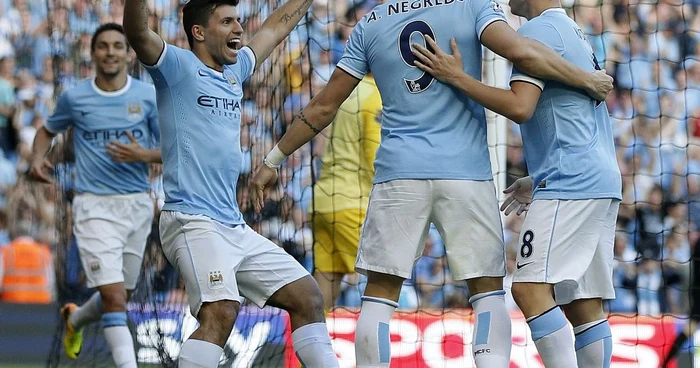 Kun Aguero, Negredo şi Nasri, aproape de titlu în Anglia FOTO Reuters