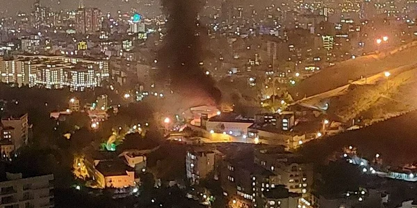 Incendiu la faimoasa închisoare Evin din Iran foto twitter @Omid_M