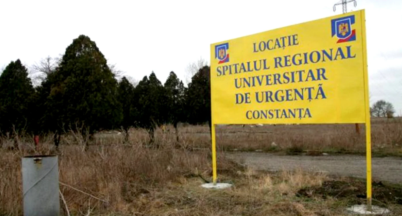 Locul unde s-a vrut construirea unui Spital Regional                FOTO: Constanţa de Azi