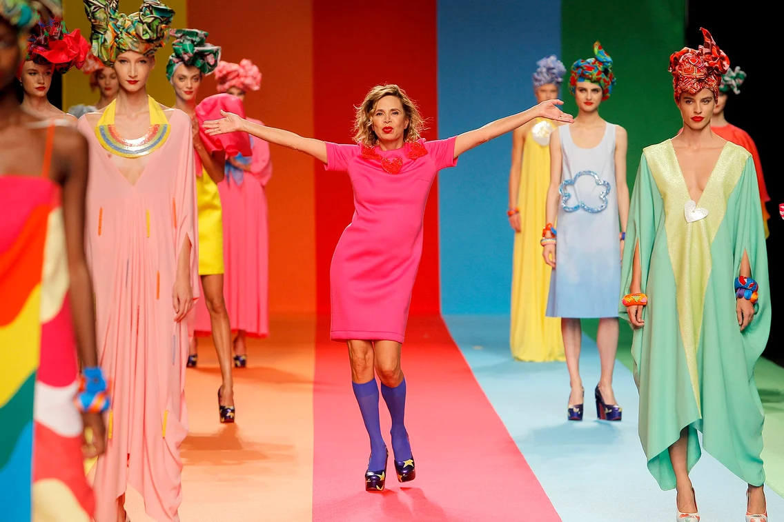 Agatha Ruiz de la Prada, în anii ei buni. FOTO: Facebook