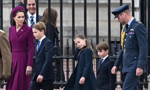 Kate Middleton, Prințul William, George, Charlotte și Louis Foto Profimedia (2) jpg
