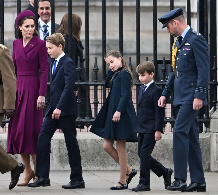 Kate Middleton, Prințul William, George, Charlotte și Louis Foto Profimedia (2) jpg